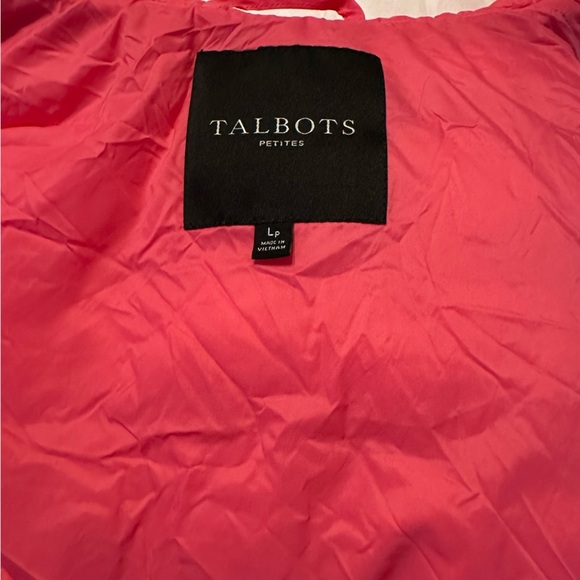 Talbots Pink Down Puffer Vest Size Petite Large(n) - Picture 4 of 12